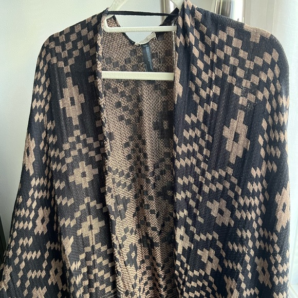 Ecote kimono poncho cover up boho bohemian - Picture 3 of 6